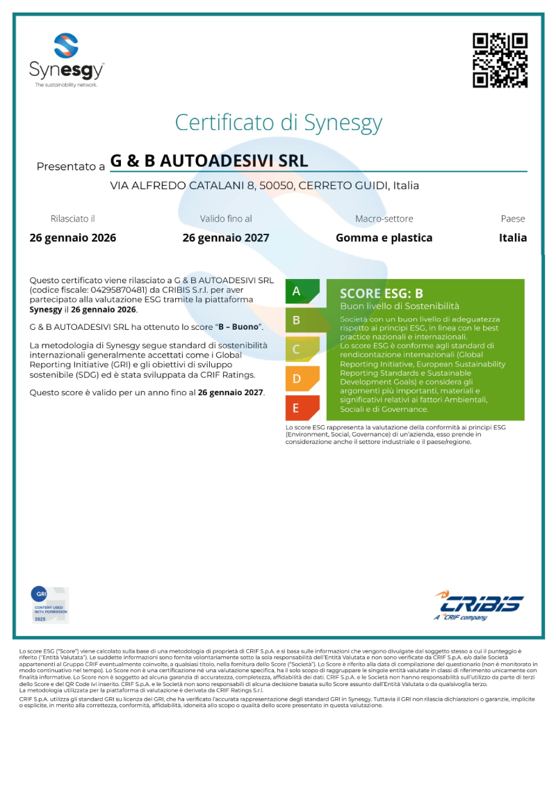 pdf-certificate - SurveyCertificate_G & B AUTOADESIVI SRL_26_01_2026_page-0001 (1)